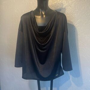 Tahari  nice scoop, neck polyester, blouse, new extra large